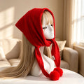 Pompom Triangle Scarf - DippedShop Wholesale - #1187