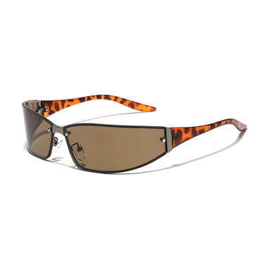 Punk Vintage Leopard Print Sunglasses DP25B614
