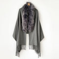 Faux Fur Leopard Shawl - DippedShop Wholesale - #1187