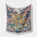 Tropical Jungle Silk Scarf - DippedShop Wholesale - #1491