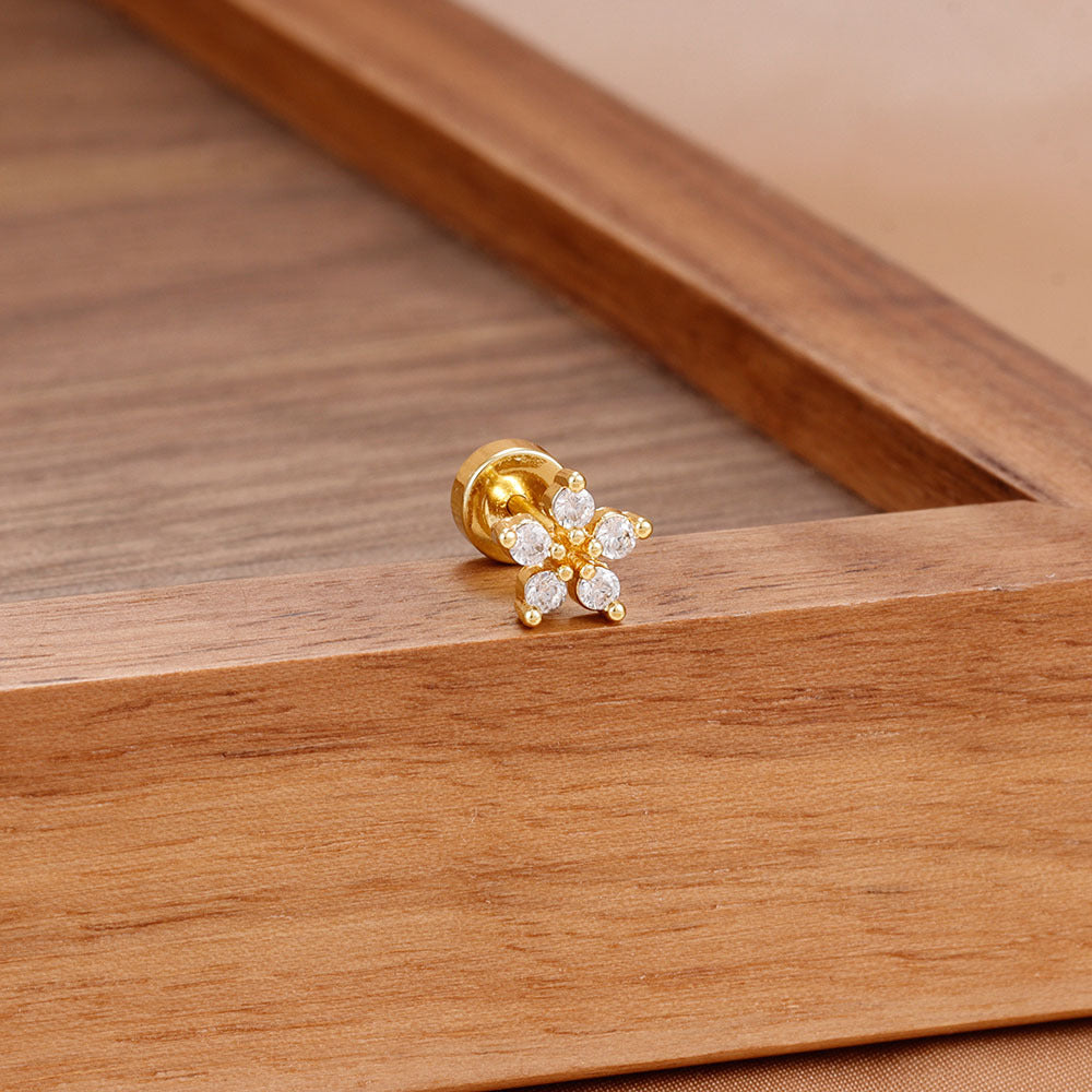 Elegant Gold Plated Sunflower - DippedShop Wholesale - #5043