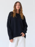 Solid Loose Sweater - DippedShop Wholesale - #2227