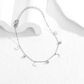 Minimalist Star Moon Chain Adjustable Anklet 8ZA6JAB13
