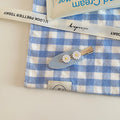 Blue Plaid Hair Clip - DippedShop Wholesale - #6627