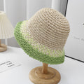 Color Block Straw Hat - DippedShop Wholesale - #6579