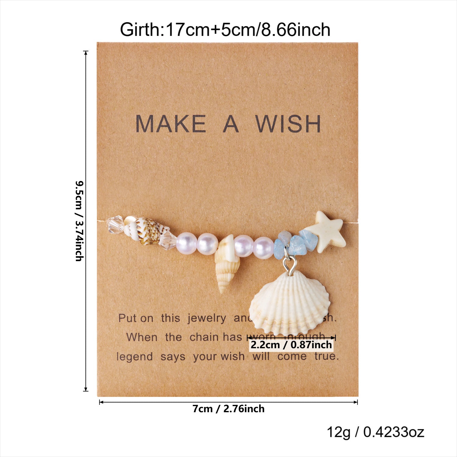 Ocean Starfish Shell Seed Bead - DippedShop Wholesale - #9331