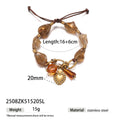 Boho Sacred Heart Beaded Necklace - DippedShop Wholesale - #3523