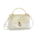 Stylish Clear Jelly Square Handbag Crossbody Bag 6W10BBG2113
