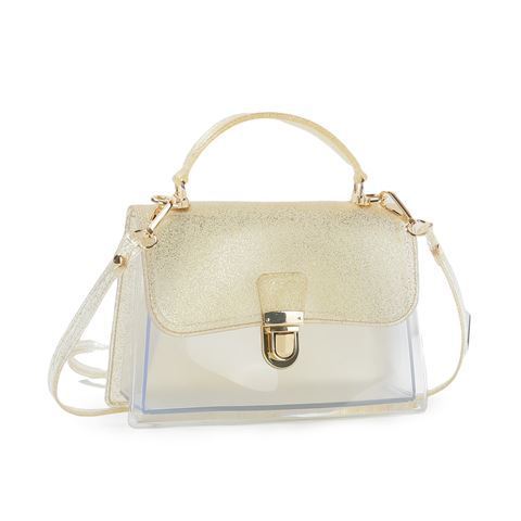Stylish Clear Jelly Square Handbag Crossbody Bag 6W10BBG2113