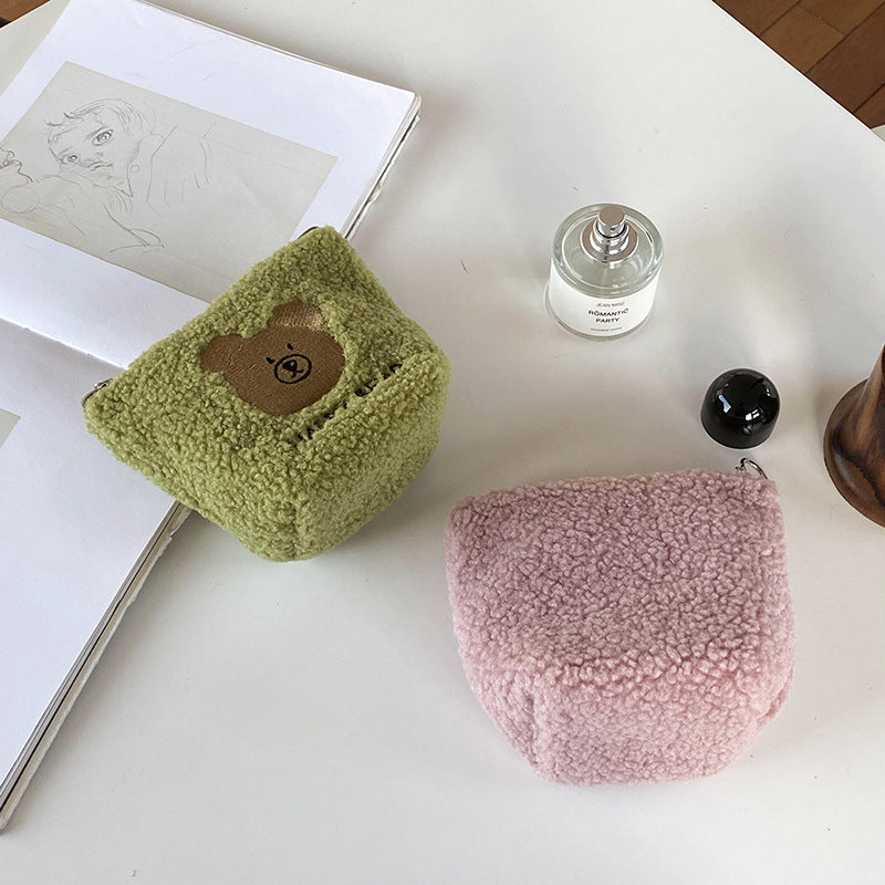 Plush Bear Cosmetic Bag - DippedShop Wholesale - #1107