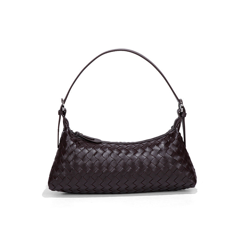 Woven Dumpling Crossbody Bag - DippedShop Wholesale - #3827