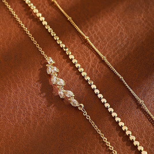 Trendy Cubic Zirconia Gold Pla - DippedShop Wholesale - #2371