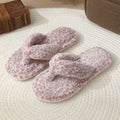 Plush Flat Flip Flops - DippedShop Wholesale - #9875
