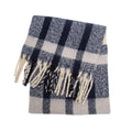 Faux Mohair Plaid Scarf - DippedShop Wholesale - #4083
