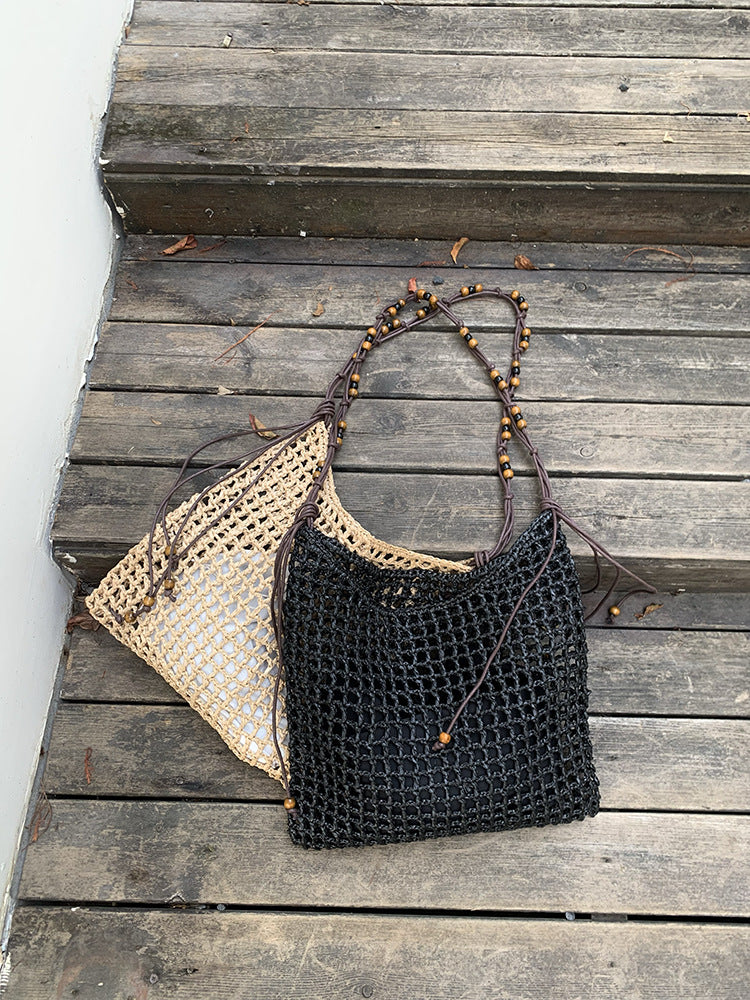 Vintage Beaded Tote Bag - DippedShop Wholesale - #4307