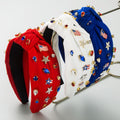 Stylish Solid Color American Flag Patch Hair Band 8AS6HBD63T