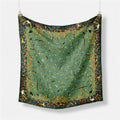 Abstract Silk Square Scarf - DippedShop Wholesale - #8019