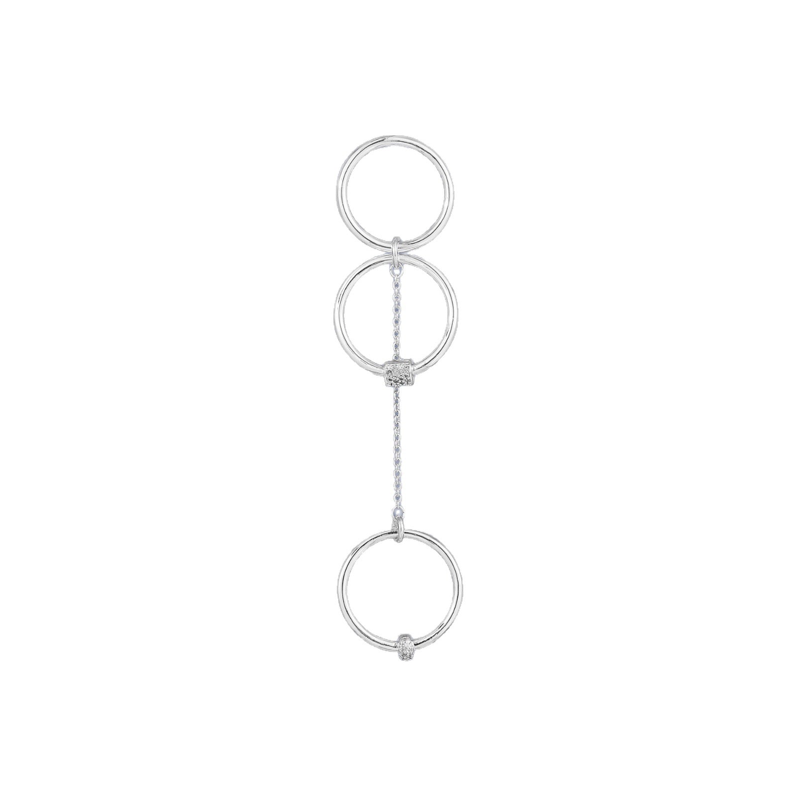Split Double Layer Cubic Zirconia - DippedShop Wholesale - #4499