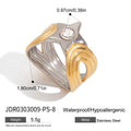 Cubic Zirconia Open Ring - DippedShop Wholesale - #2595