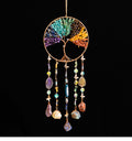Colorful Stone Tree of Life Hanging Suncatchers MK2CZAS6H7HLS80