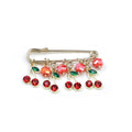 Crystal Cherry Bag Charm - DippedShop Wholesale - #1891