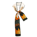 Chic Floral Print Skin Silk Scarf 6W6NSI221