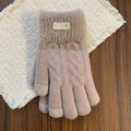 Fuzzy Plush Knit Gloves - DippedShop Wholesale - #2835
