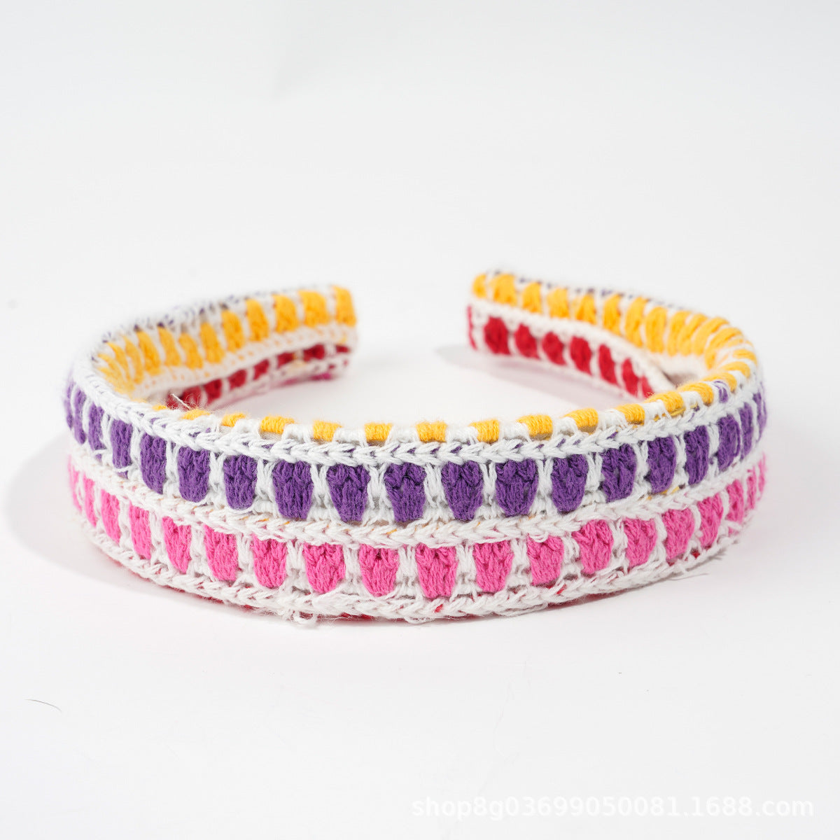 Crochet Flower Head Band - DippedShop Wholesale - #7363