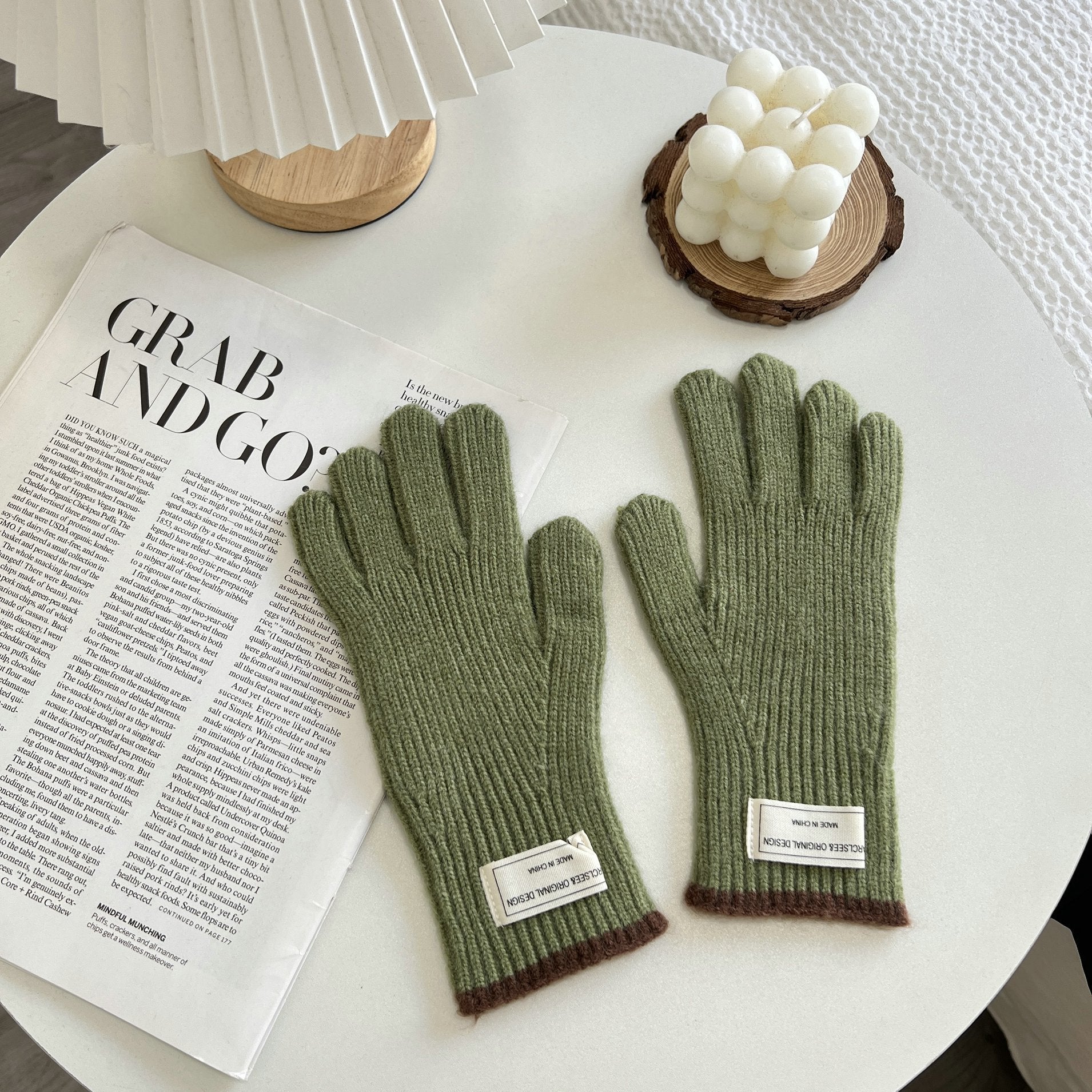 Touch Screen Knit Gloves - DippedShop Wholesale - #7683