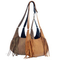 Vintage Studded Tassel Hobo Shoulder Bag 6W10BBG2360
