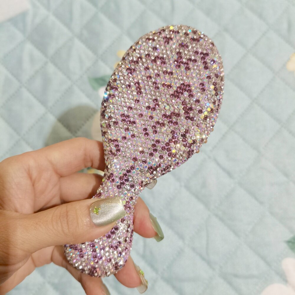 Glitter Rhinestonr Anti-Static Cushion Hair Brush 6C5CB164