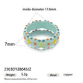 Cute Polka Dots Bowknot Enamel Ring 6W6JRG251