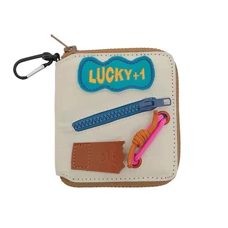 Letter Zipper Padded Card Cases Wallets DP25C663