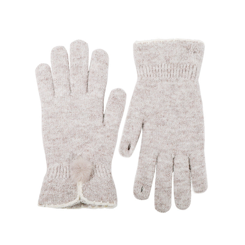 Wool Blend Touch Screen Gloves - DippedShop Wholesale - #6515