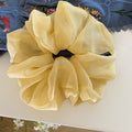 Plaid Mesh Hair Scrunchie - DippedShop Wholesale - #8163