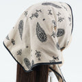 Classic Paisley Embroidered Triangle Headscarf MK2BK6W6HHS25