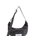 Retro Washed Crescent Shoulder Crosbody Bag 6W10BBG1394