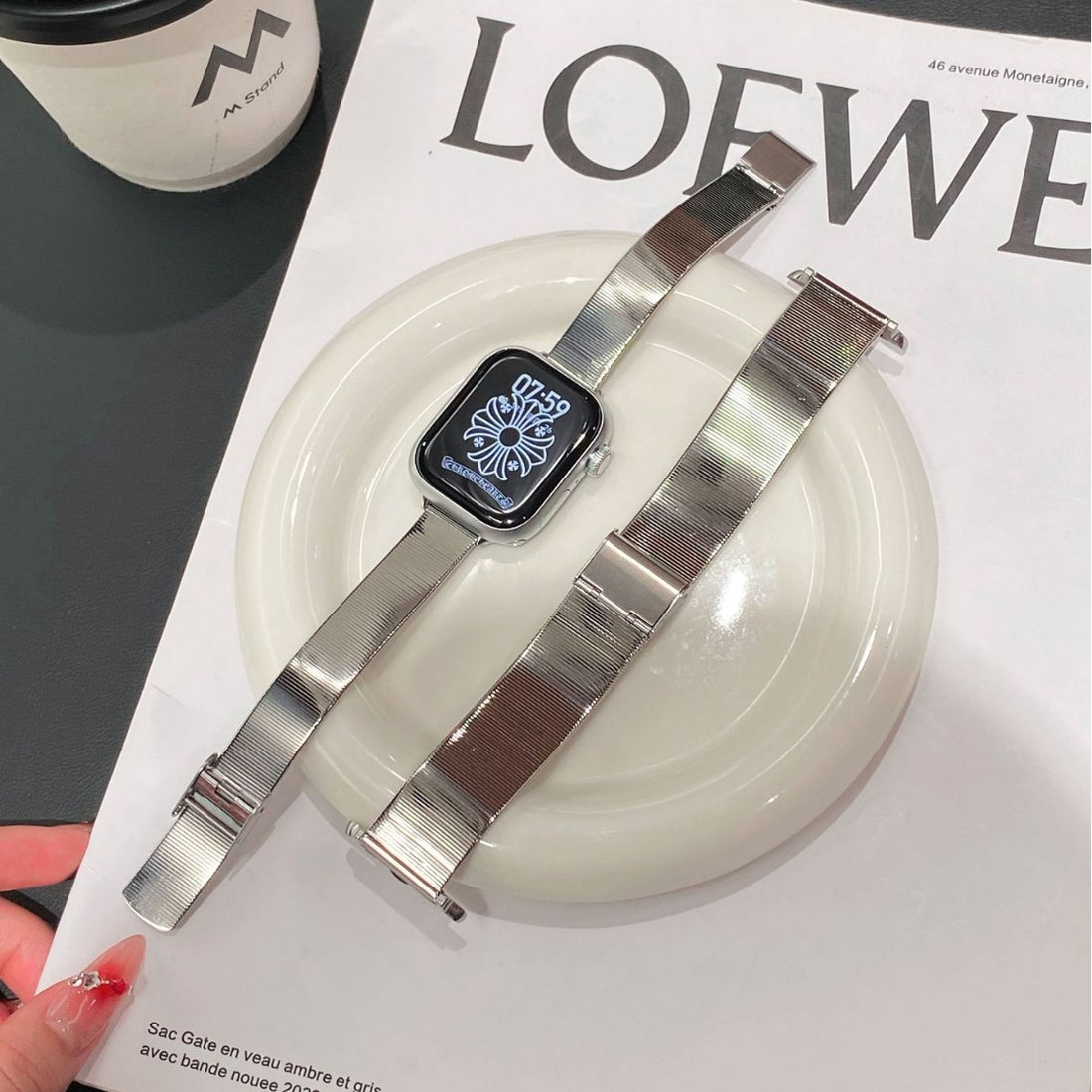 Stainless Steel Mesh Watch Band - DippedShop Wholesale - #8147