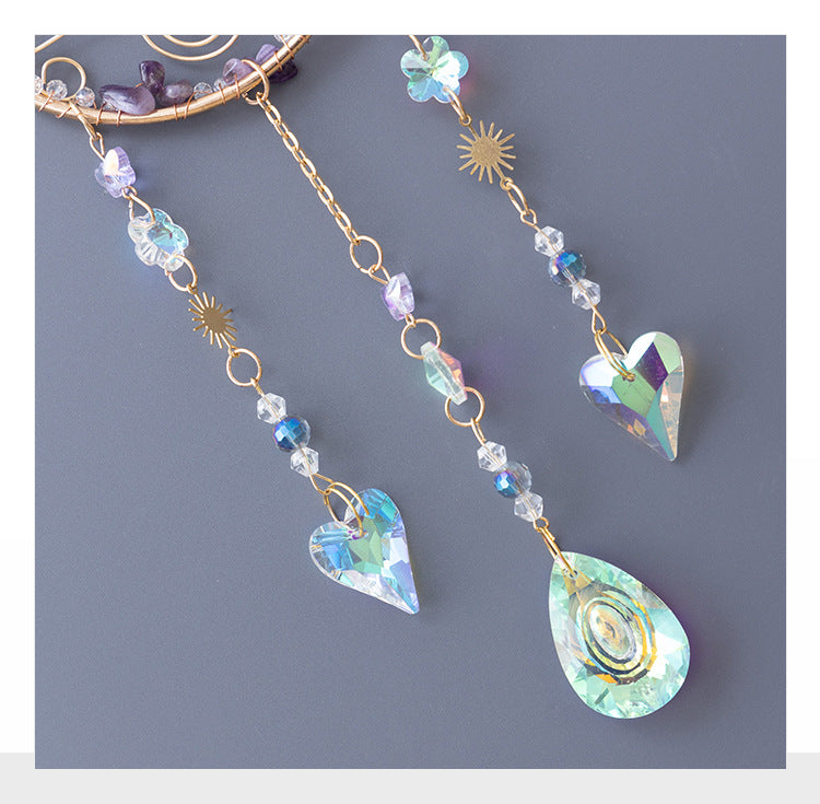 Moon Crystal Suncatcher - DippedShop Wholesale - #7475