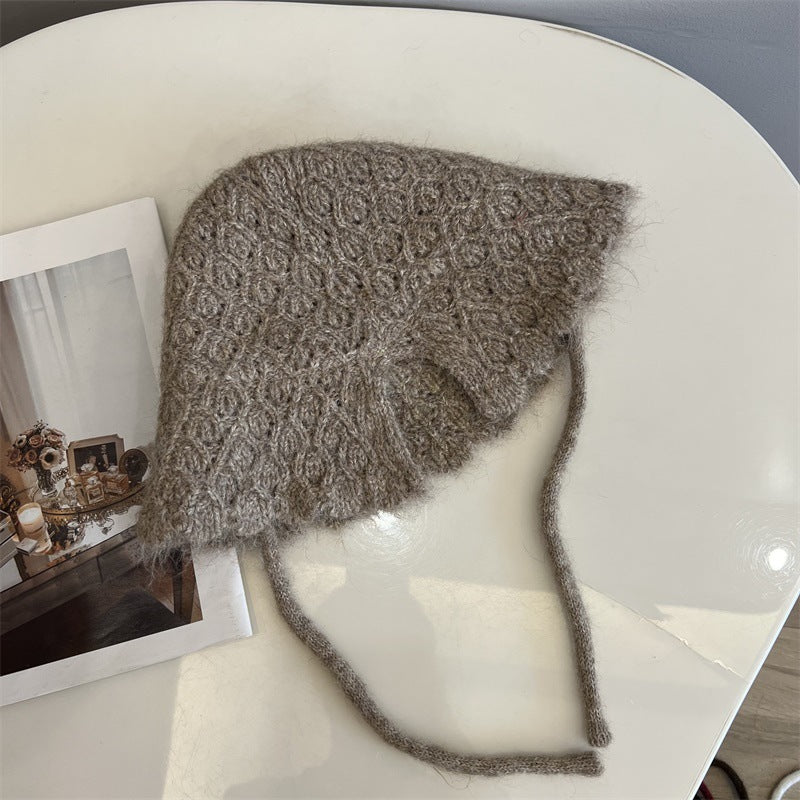 Knit Ear Flap Beanie - DippedShop Wholesale - #7795