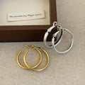 Large Circle Hoop Earrings - DippedShop Wholesale - #3107
