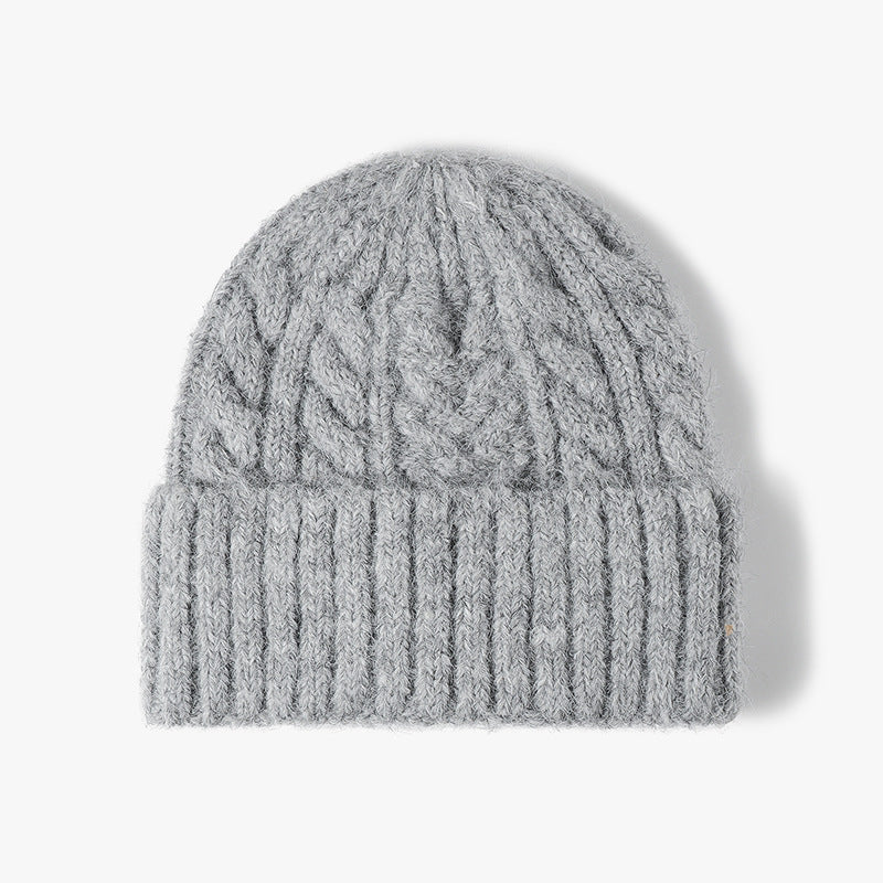 Cable Knit Beanie Hat - DippedShop Wholesale - #3955