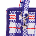 Minimalist Square Plaid Nylon Shoulder Bag 6W10BBG2131