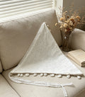 Vintage Hollow Shell Tassel Triangle Headscarf Hip Scarf 6W1SL13