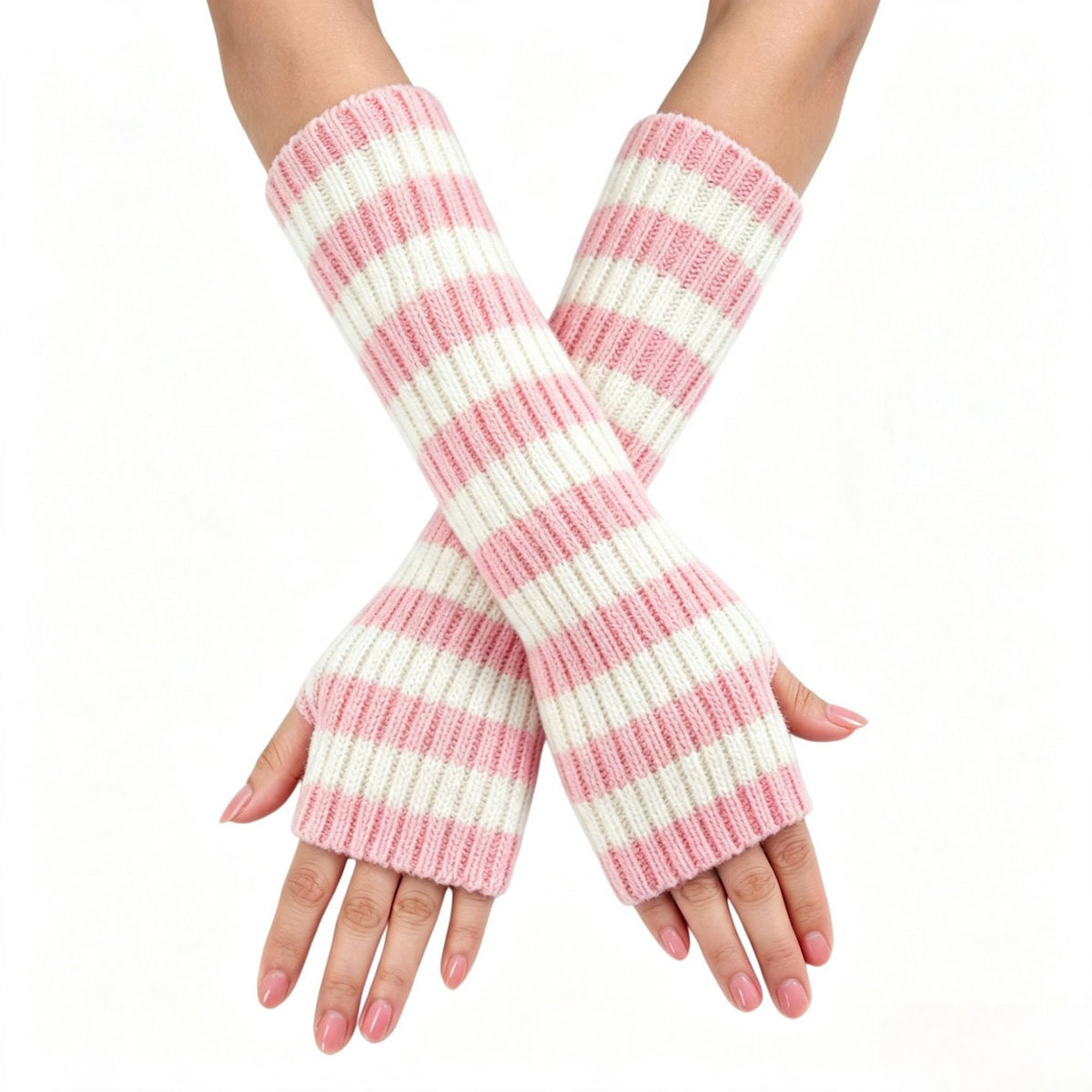 Fingerless Arm Warmers Gloves - DippedShop Wholesale - #2835