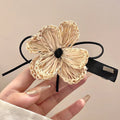 Straw Woven Flower Hair Claw Scrunchie MK2BLW6W6HSR117