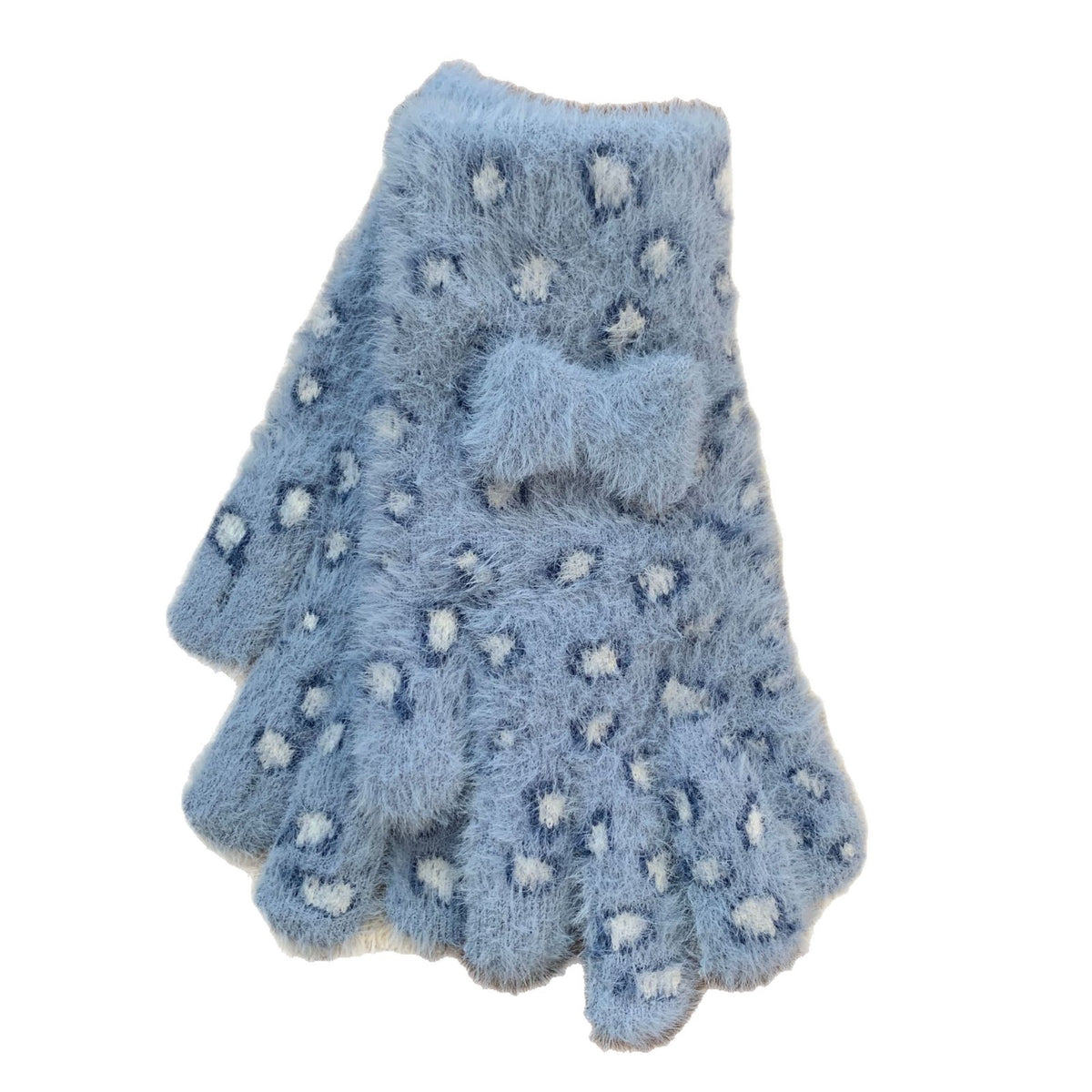 Plush Bowknot Warm Gloves - DippedShop Wholesale - #8563