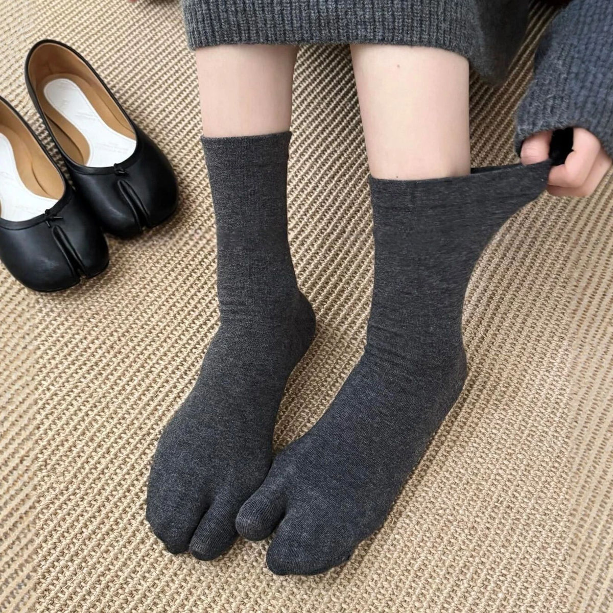 Tabi Split Toe Socks - DippedShop Wholesale - #3939
