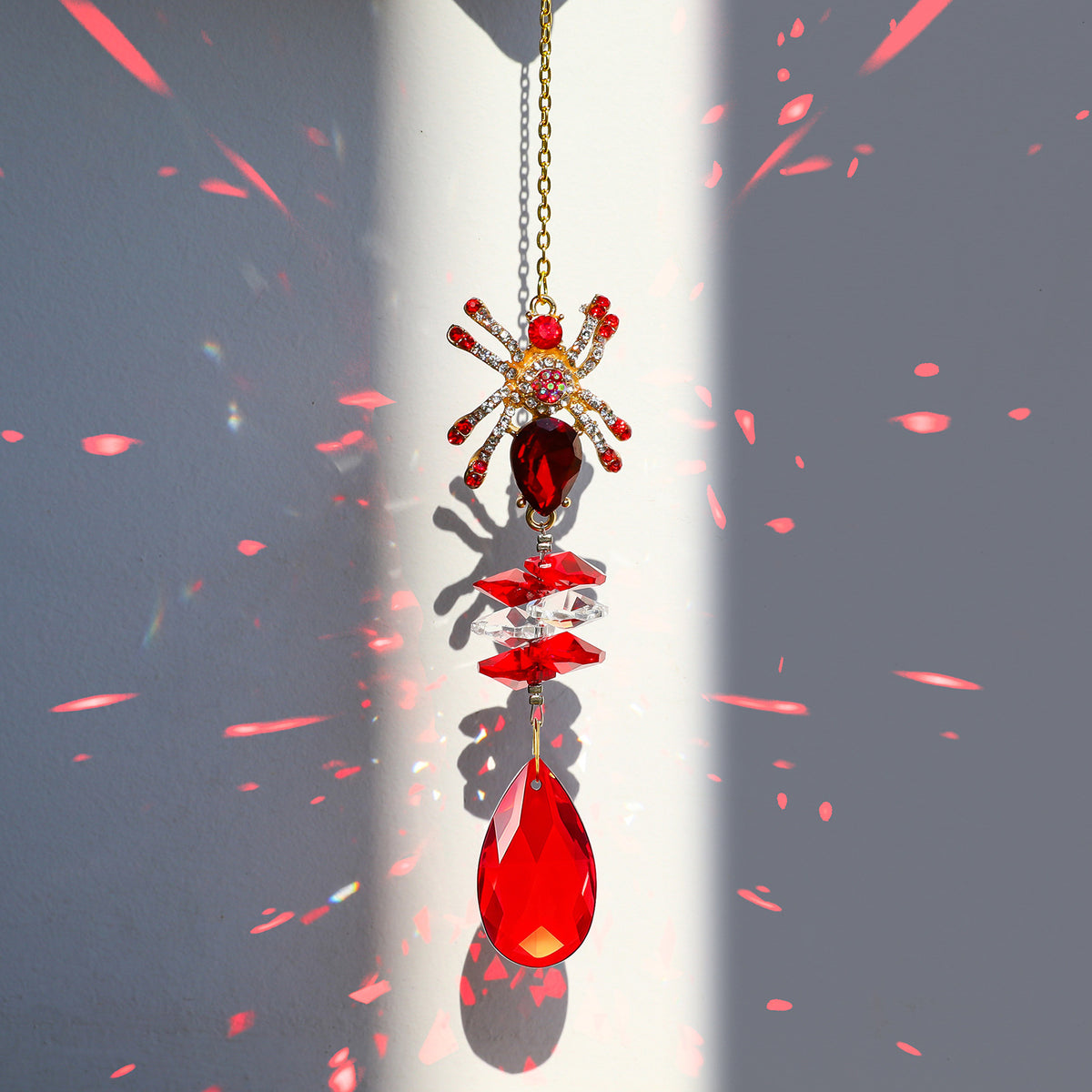 Halloween Spider Crystal Bead Hanging Sun Catcher 6H7HLS191