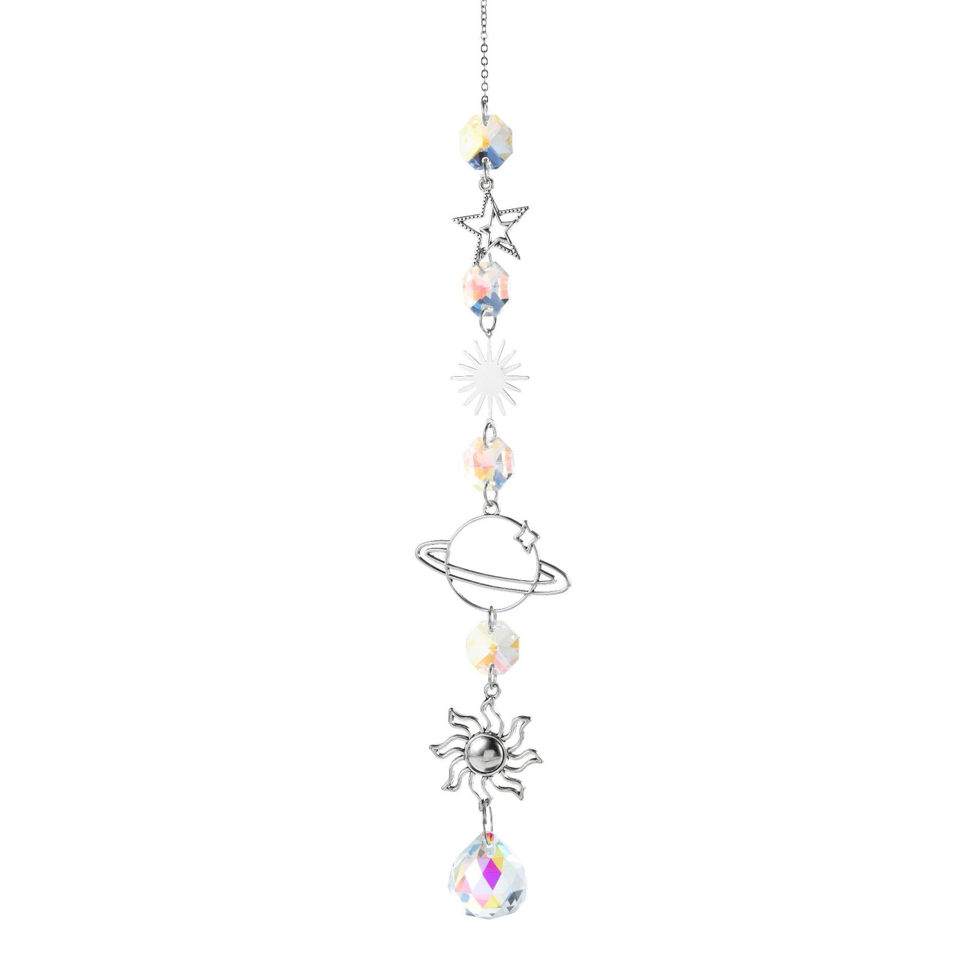 Moon Crystal Suncatcher - DippedShop Wholesale - #8963